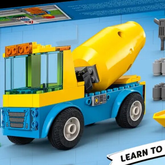 Lego Brand New City Cement Mixer Truck 60325 - Picture 5 of 9